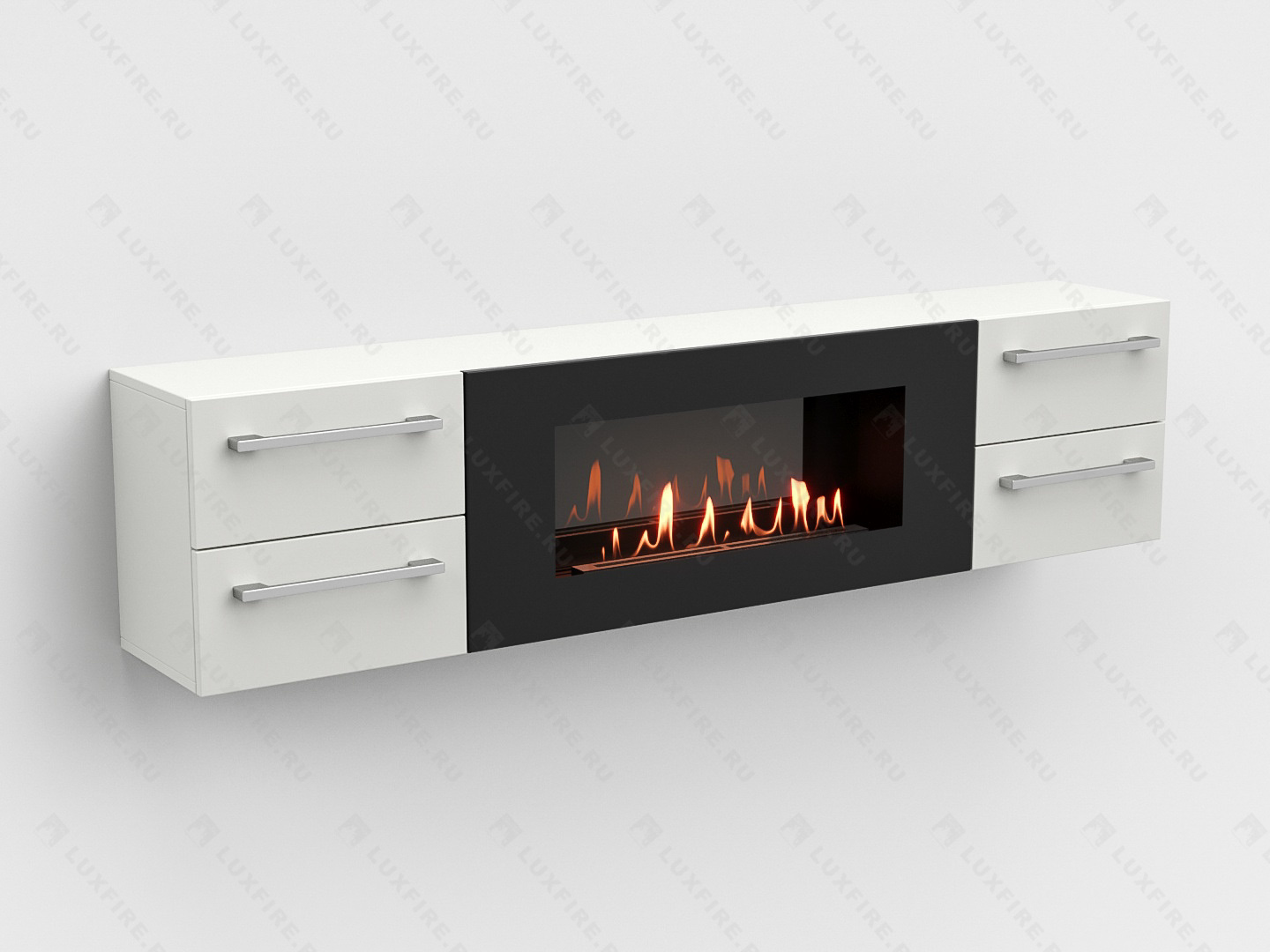 Тумба ТВ Lux Fire "Нева" настенная 1700 матовая, белая с биокамином 900 Тумба ТВ Lux Fire "Нева" настенная 1700 матовая, белая с биокамином 900 по цене 99 070 руб.