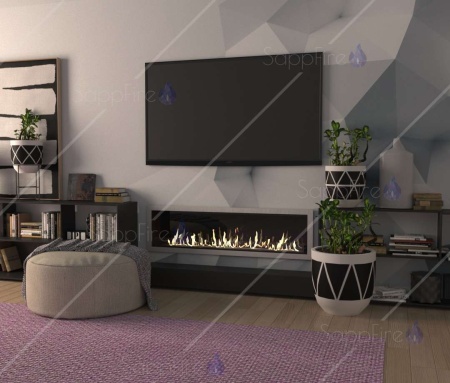 Встраиваемый очаг Venera 1300 шлифованный (SappFire) по цене 58 900 руб.