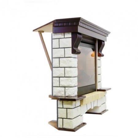 Pierre Luxe угловой белый (темный дуб)+Symphony 26