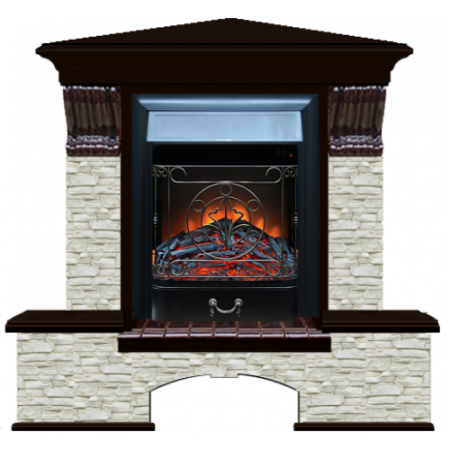 Бостон К Грот однотонный угловой (венге)+Majestic Black