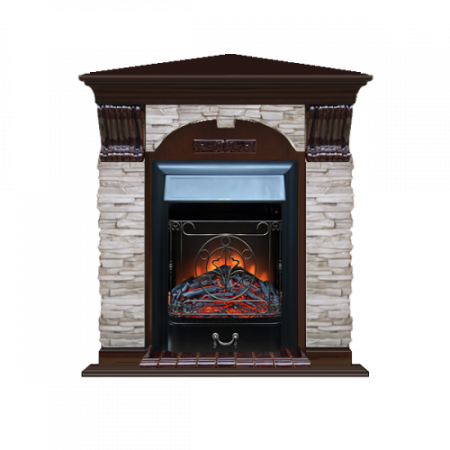 Арочный Мисхор угловой (дуб)+Majestic Black